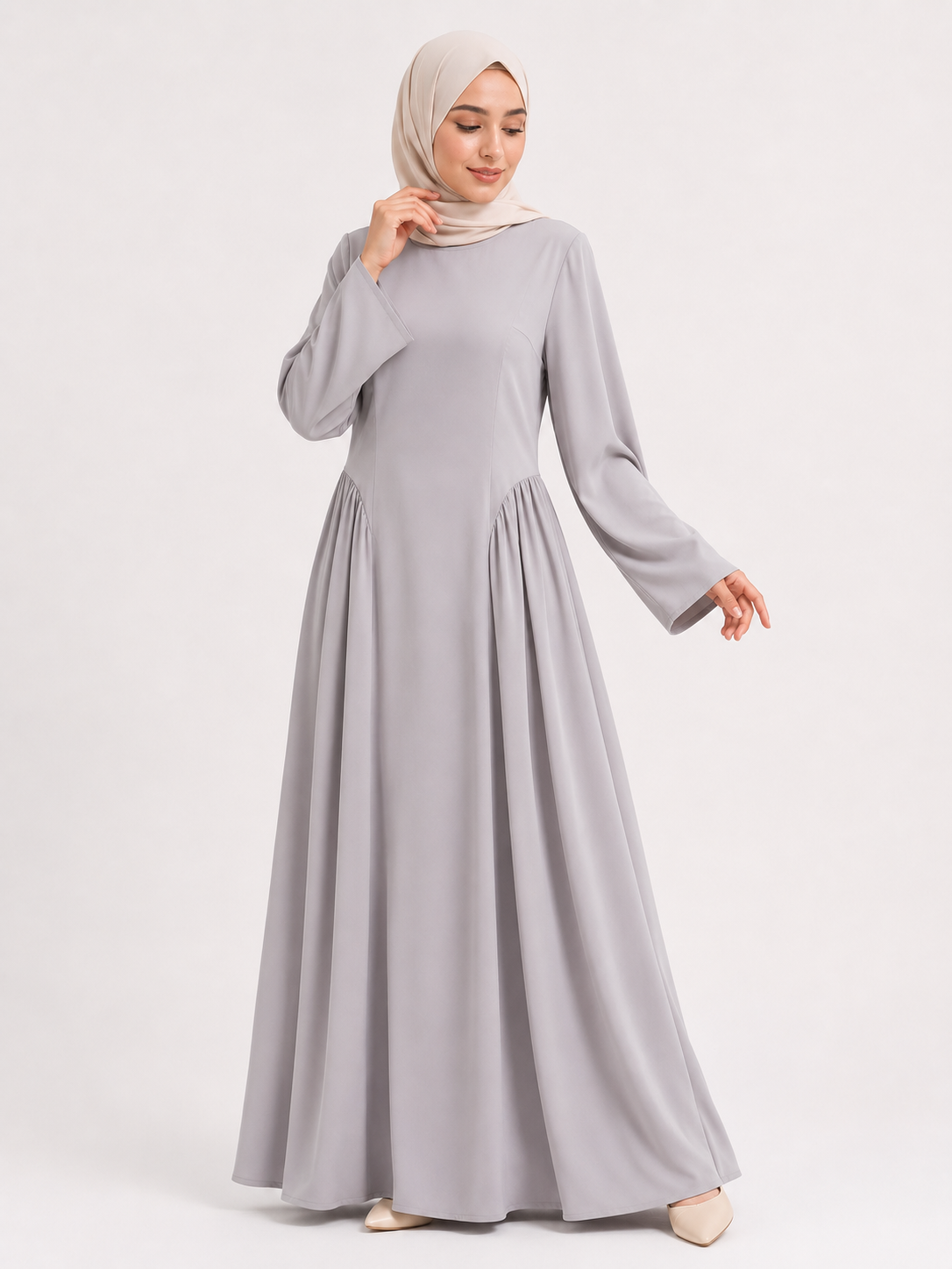 Flowing Grace Maxi Abaya