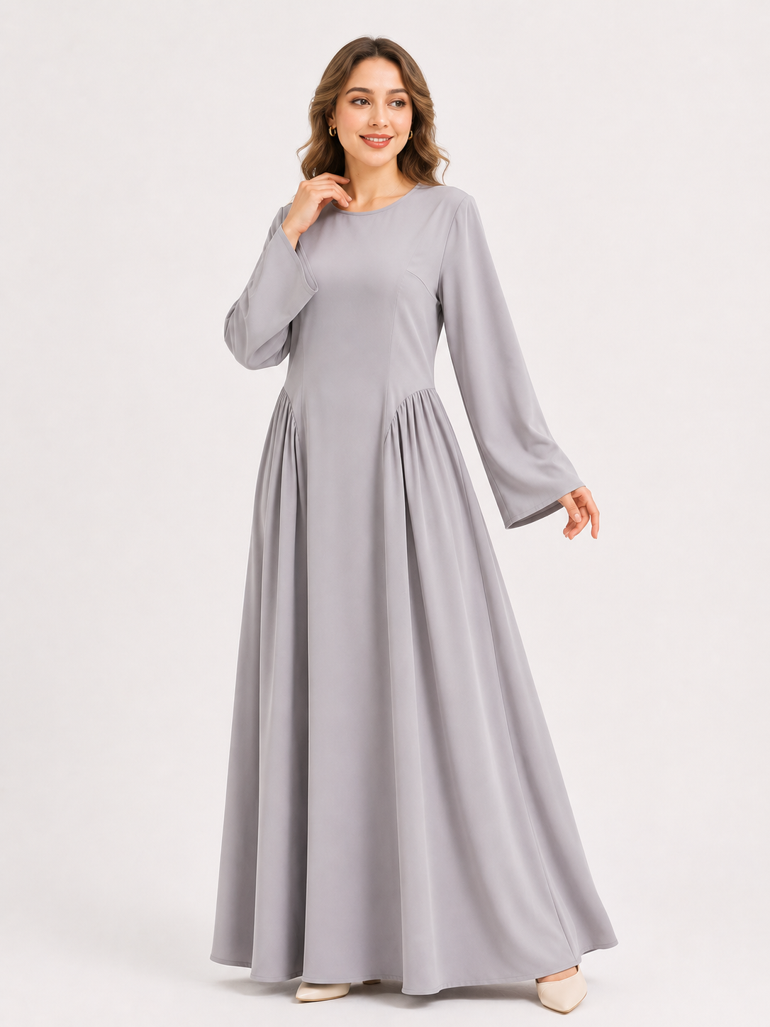 Flowing Grace Maxi Abaya