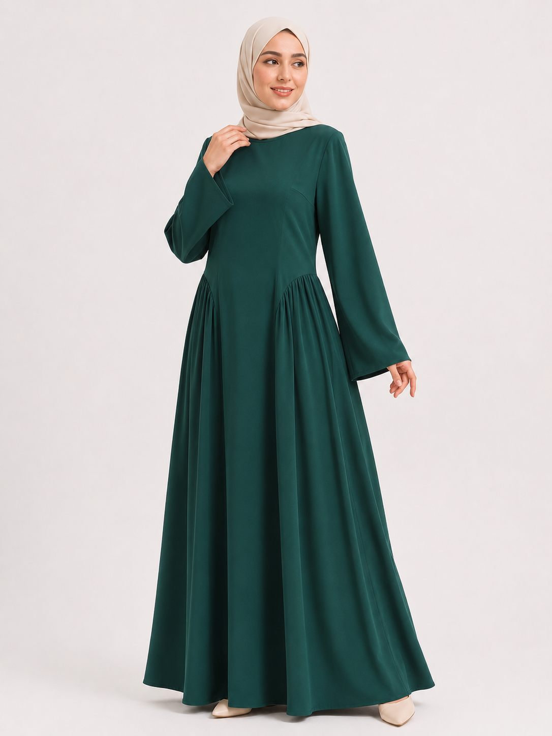 Flowing Grace Maxi Abaya