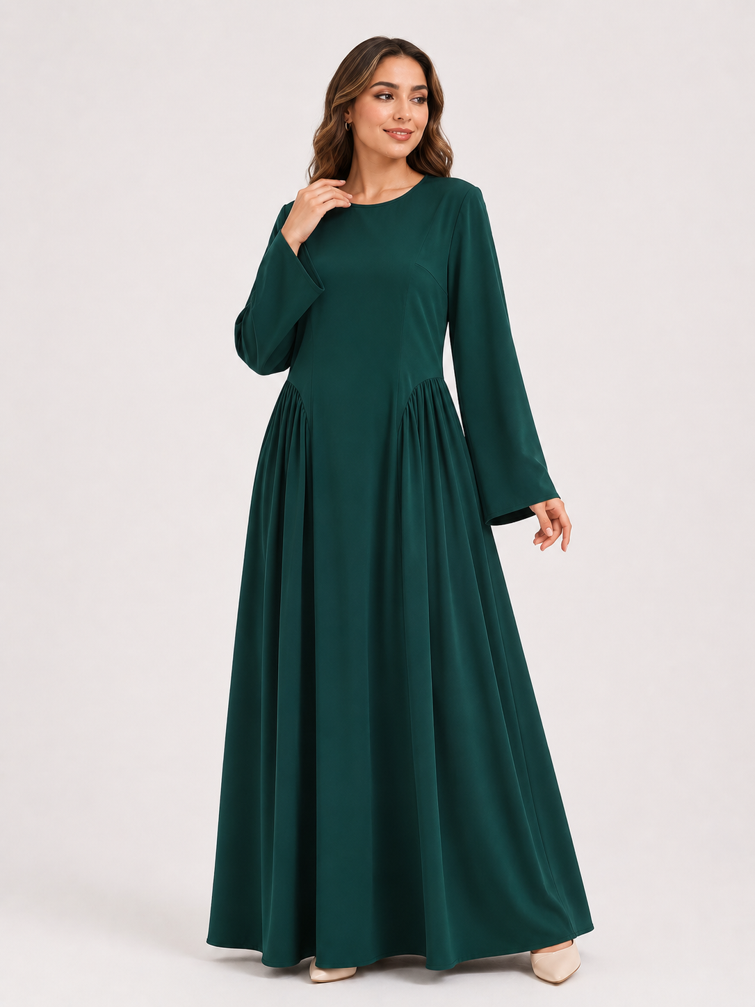 Flowing Grace Maxi Abaya