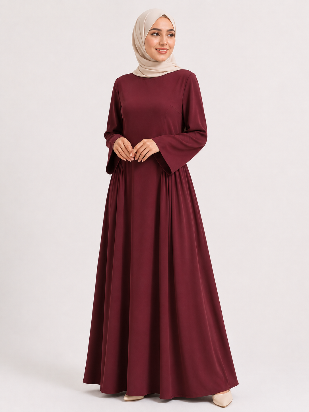 Flowing Grace Maxi Abaya