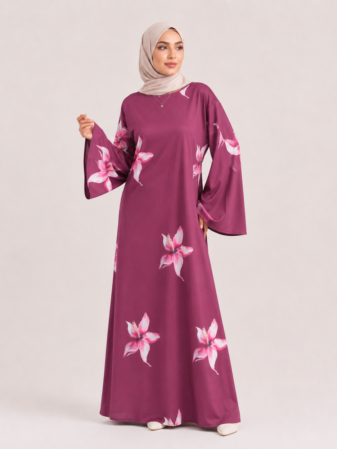 Blush Bloom Maxi Dress