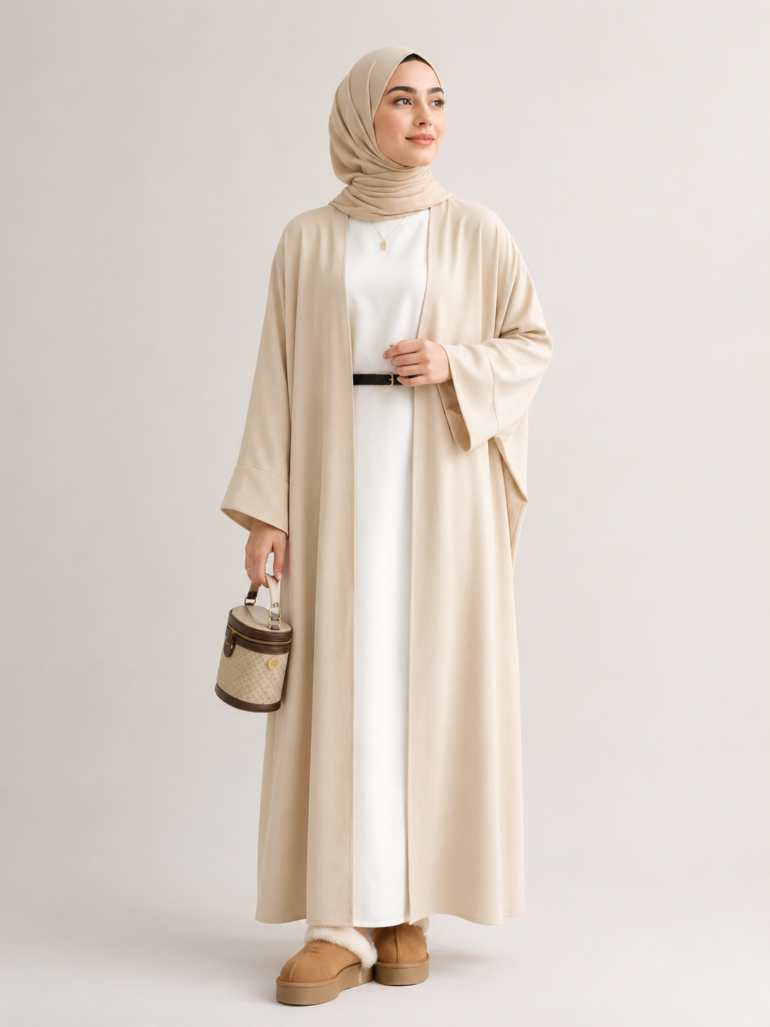Aaliyah Open Abaya Set
