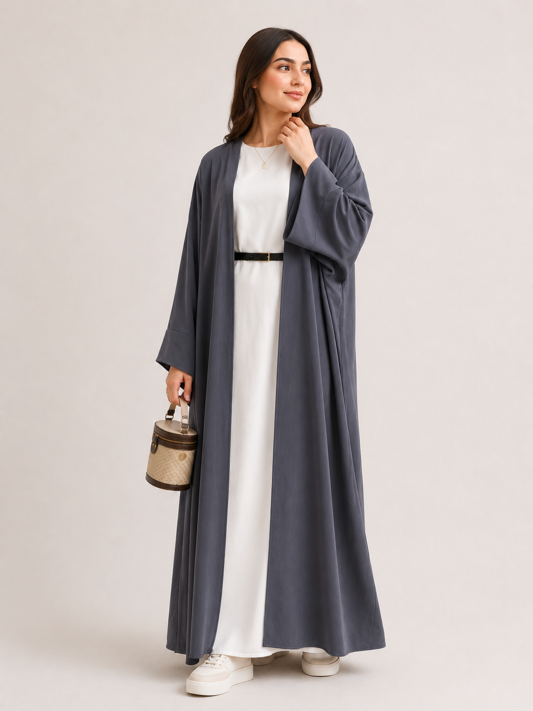 Aaliyah Open Abaya Set