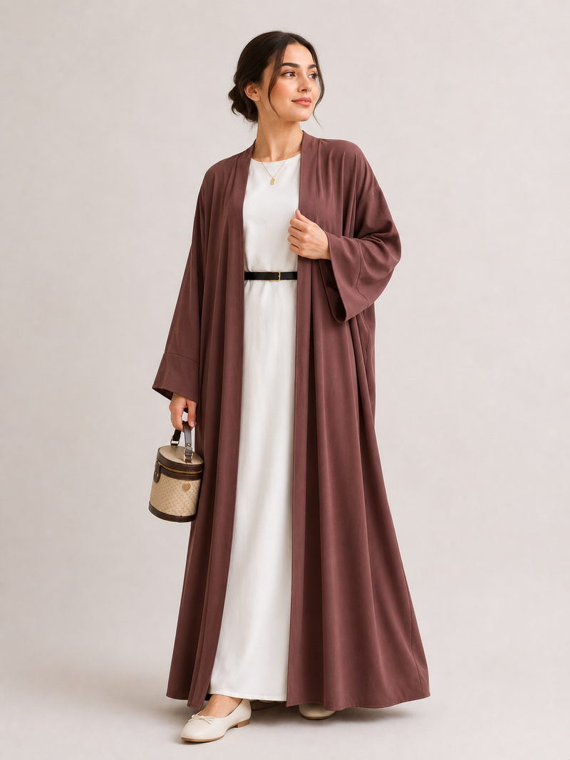 Aaliyah Open Abaya Set