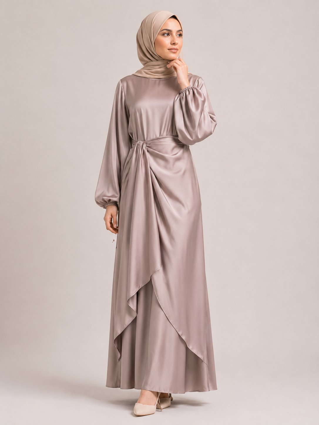 Aurora Draped Maxi Dress
