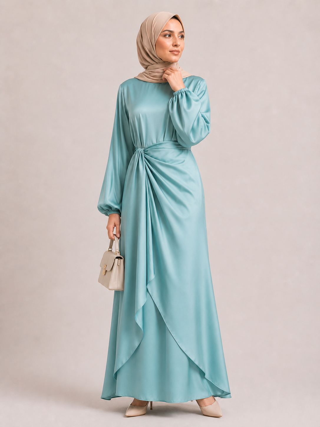 Aurora Draped Maxi Dress