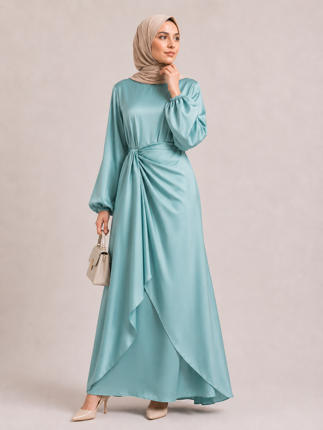 Aurora Draped Maxi Dress
