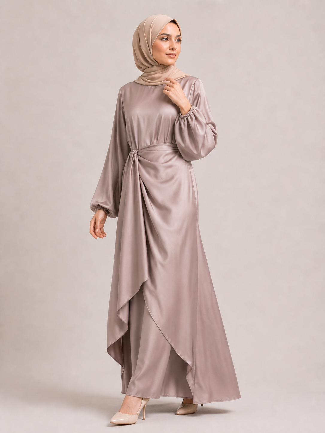 Aurora Draped Maxi Dress