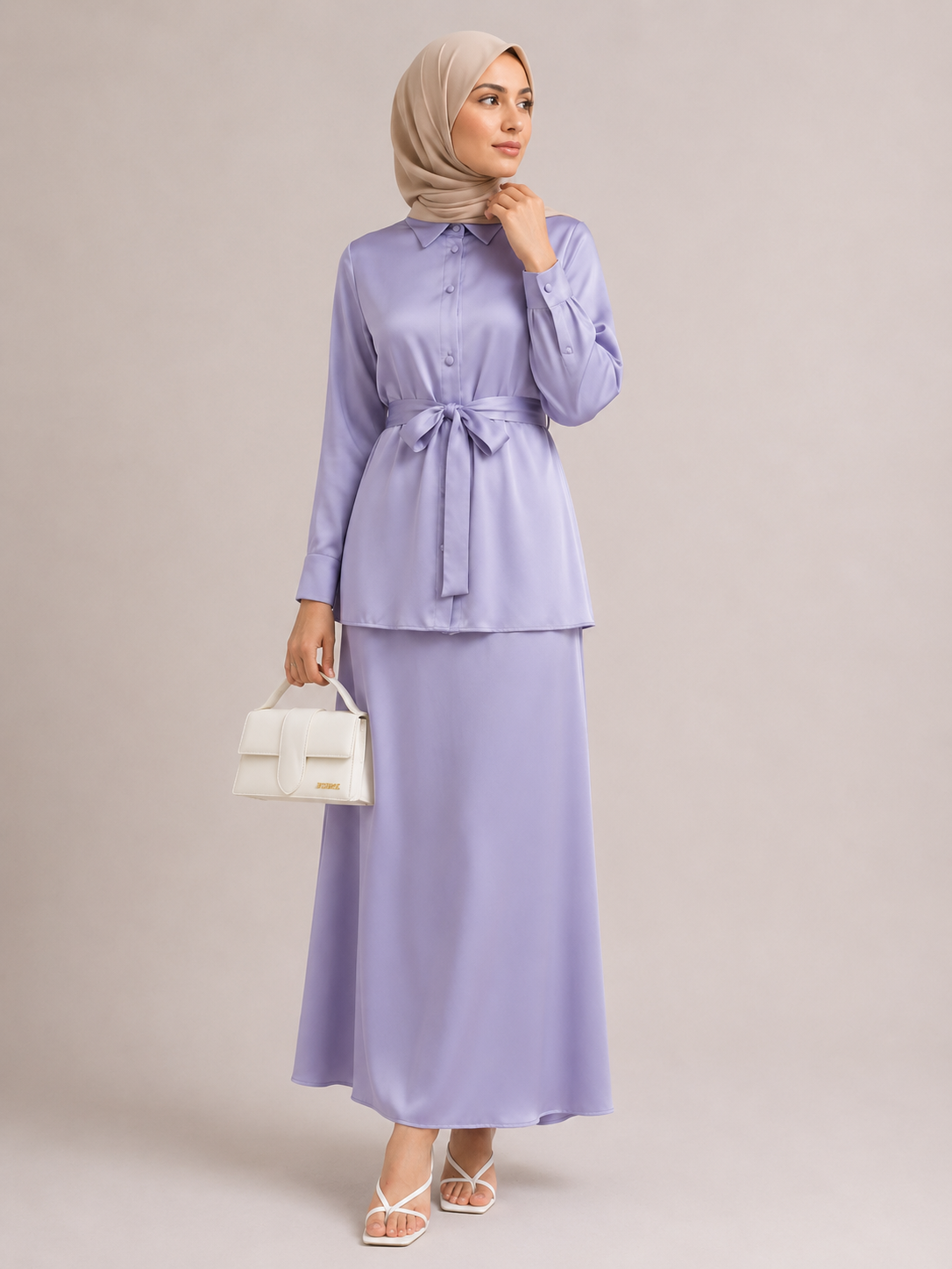 Eliana Belted Shirt Co-Ord Set