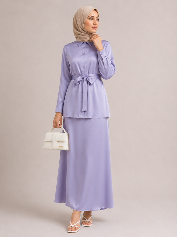 Eliana Belted Shirt Co-Ord Set