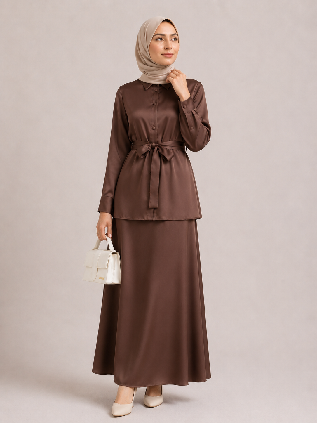 Eliana Belted Shirt Co-Ord Set