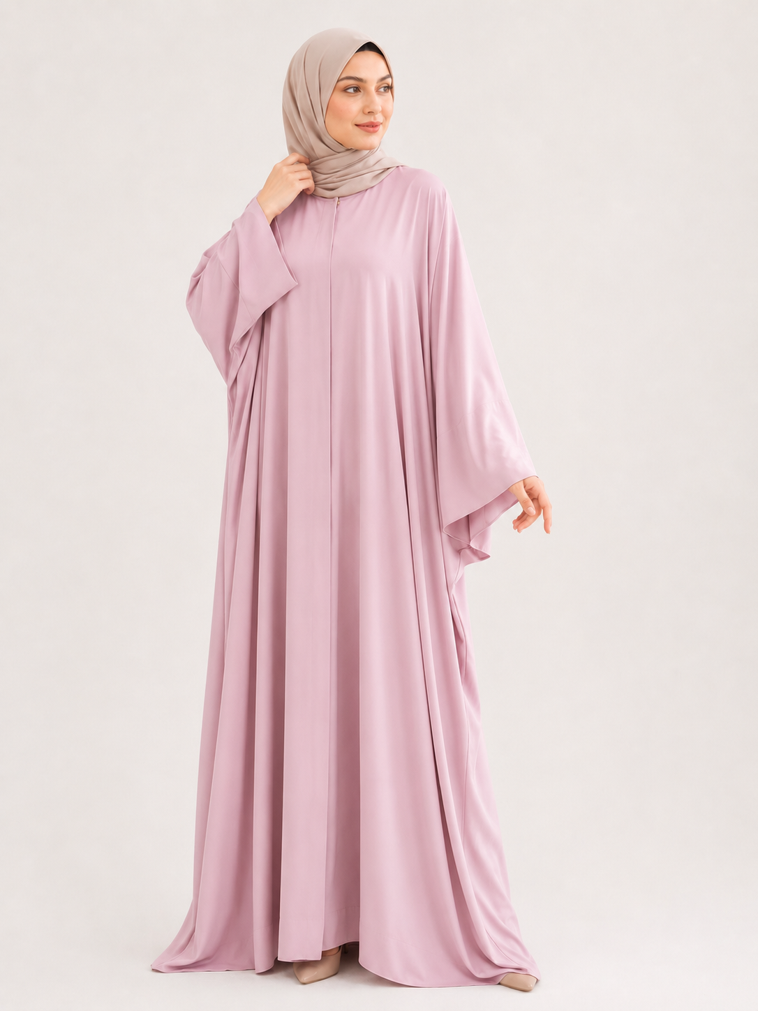 Closed Abaya – Terracotta