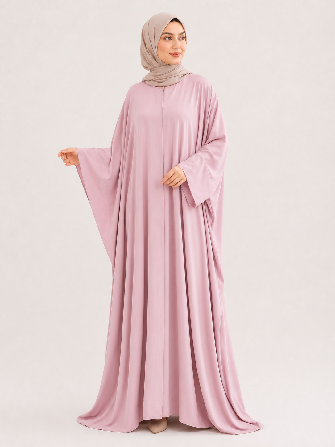 Closed Abaya – Terracotta