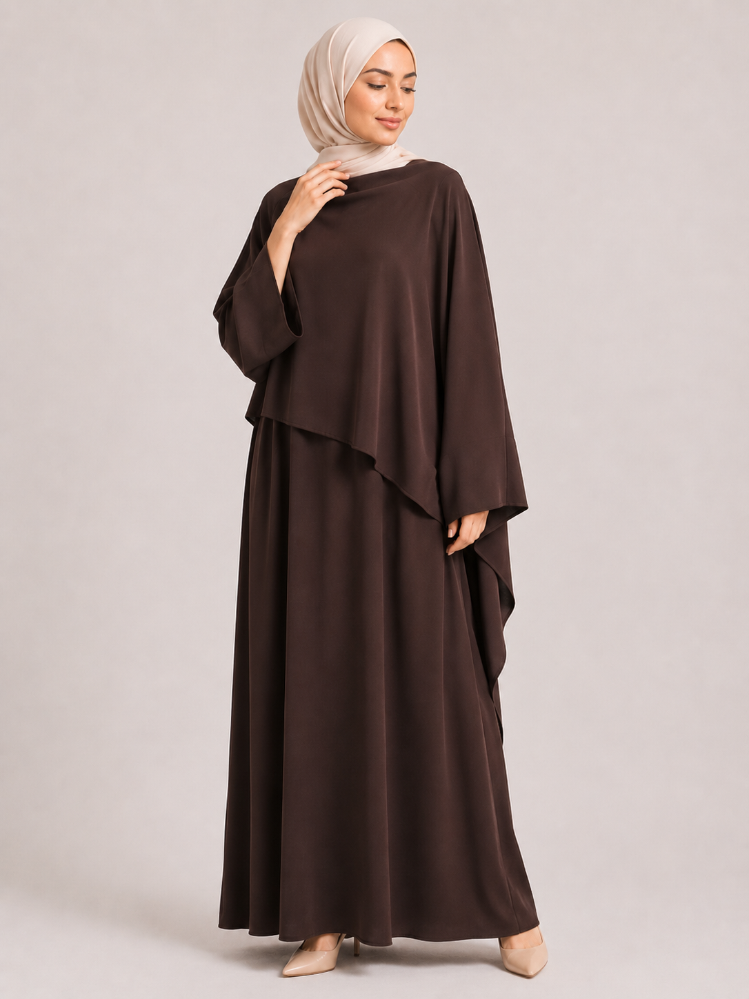 Amani Layered Cape Abaya
