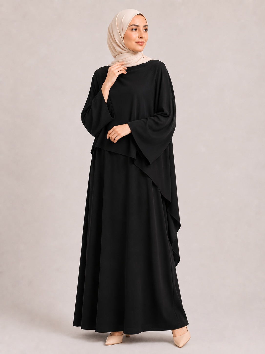 Amani Layered Cape Abaya