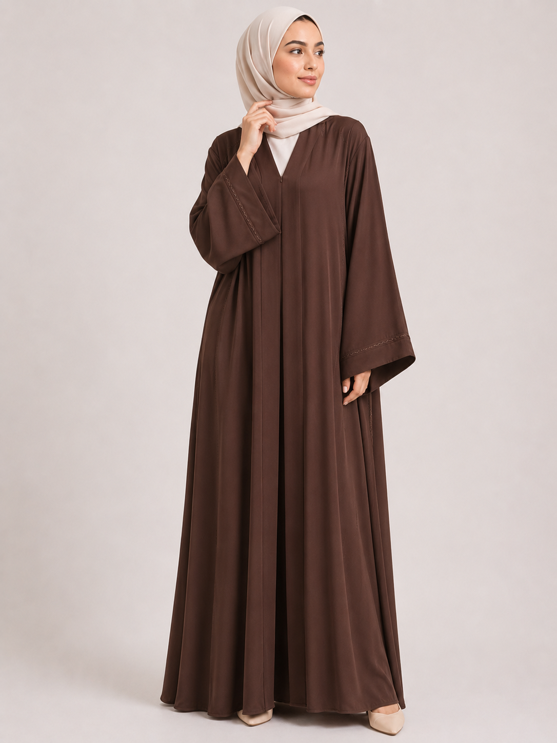 Layla Textured Belted Maxi Dress