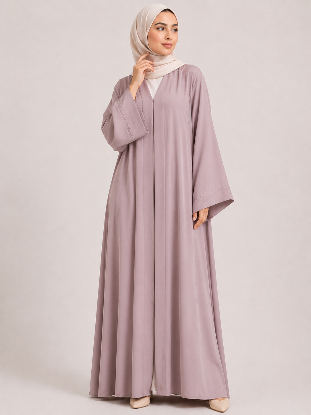 Layla Textured Belted Maxi Dress