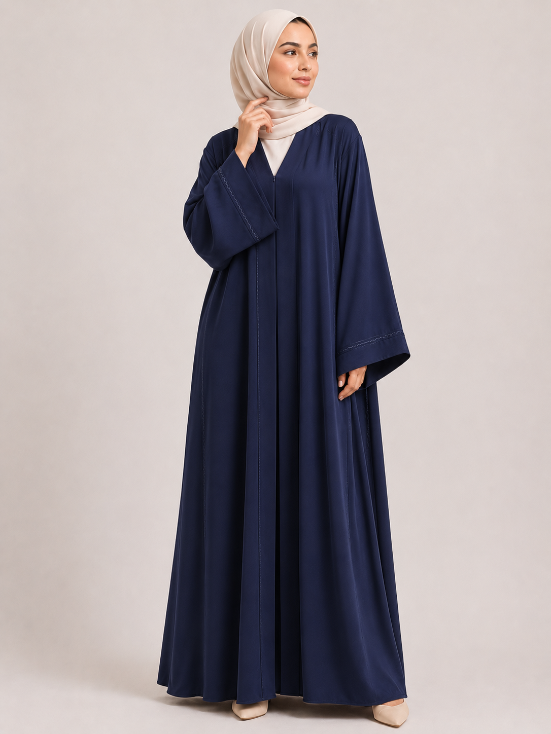 Layla Textured Belted Maxi Dress