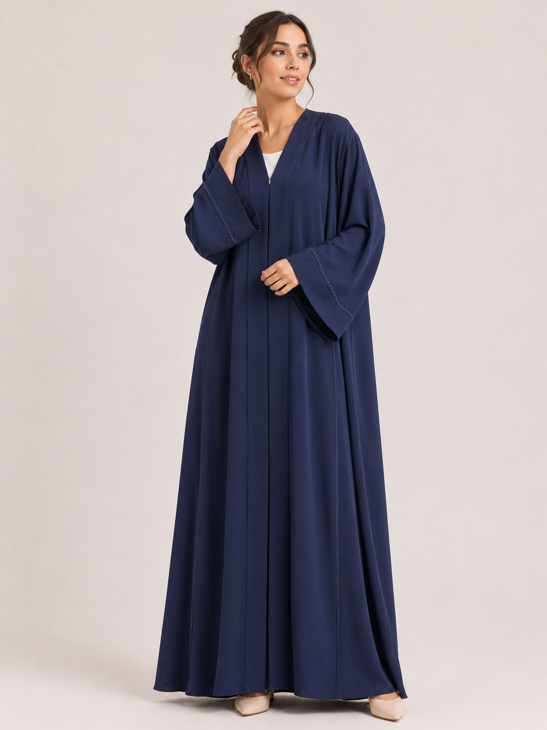 Layla Textured Belted Maxi Dress