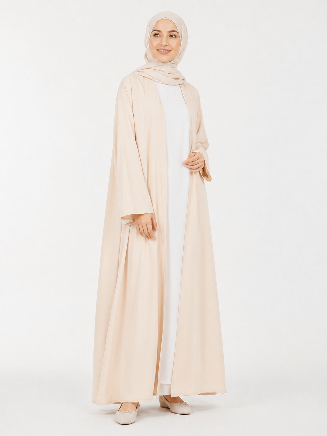 Open Front Abaya