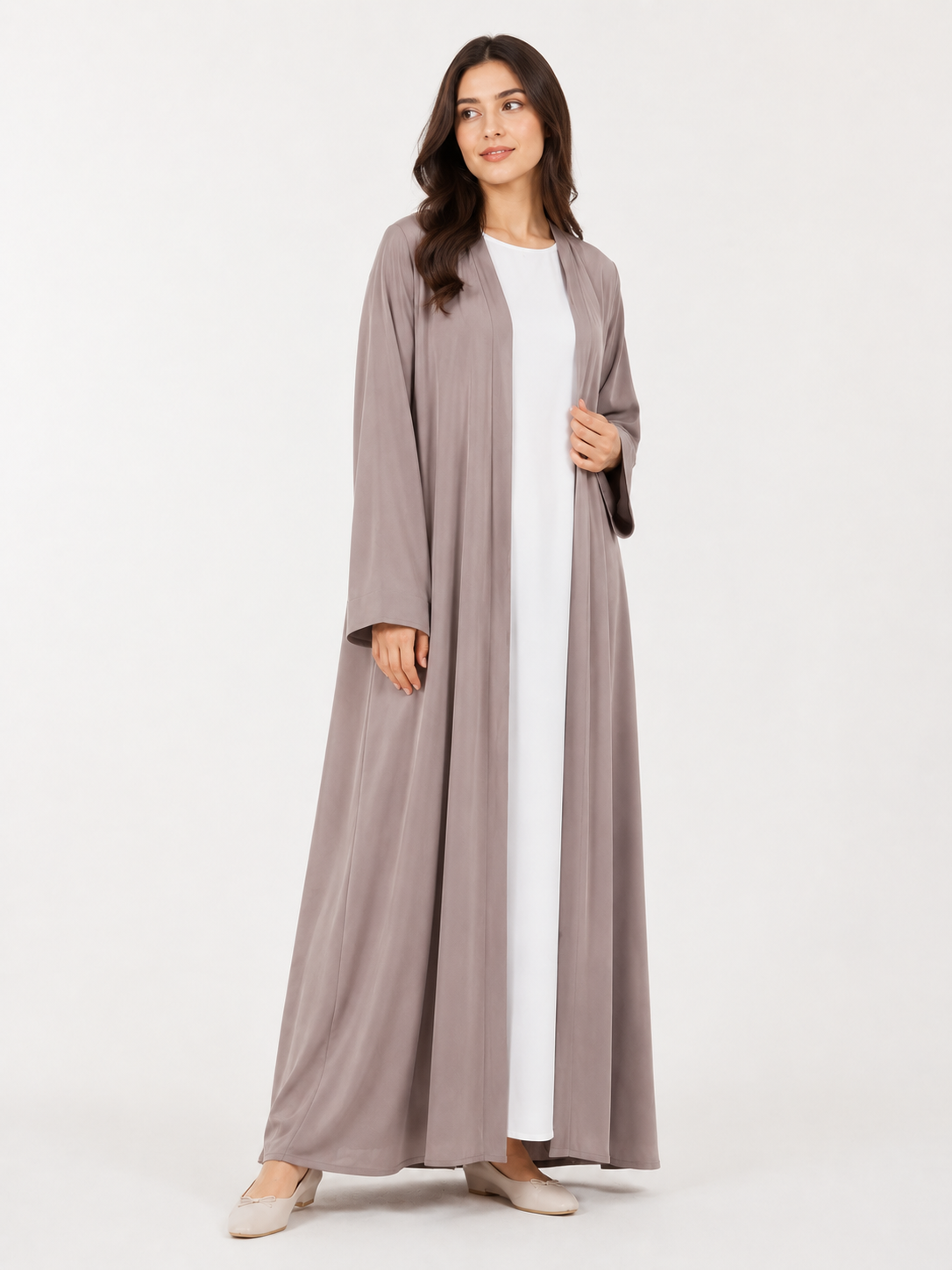 Open Front Abaya