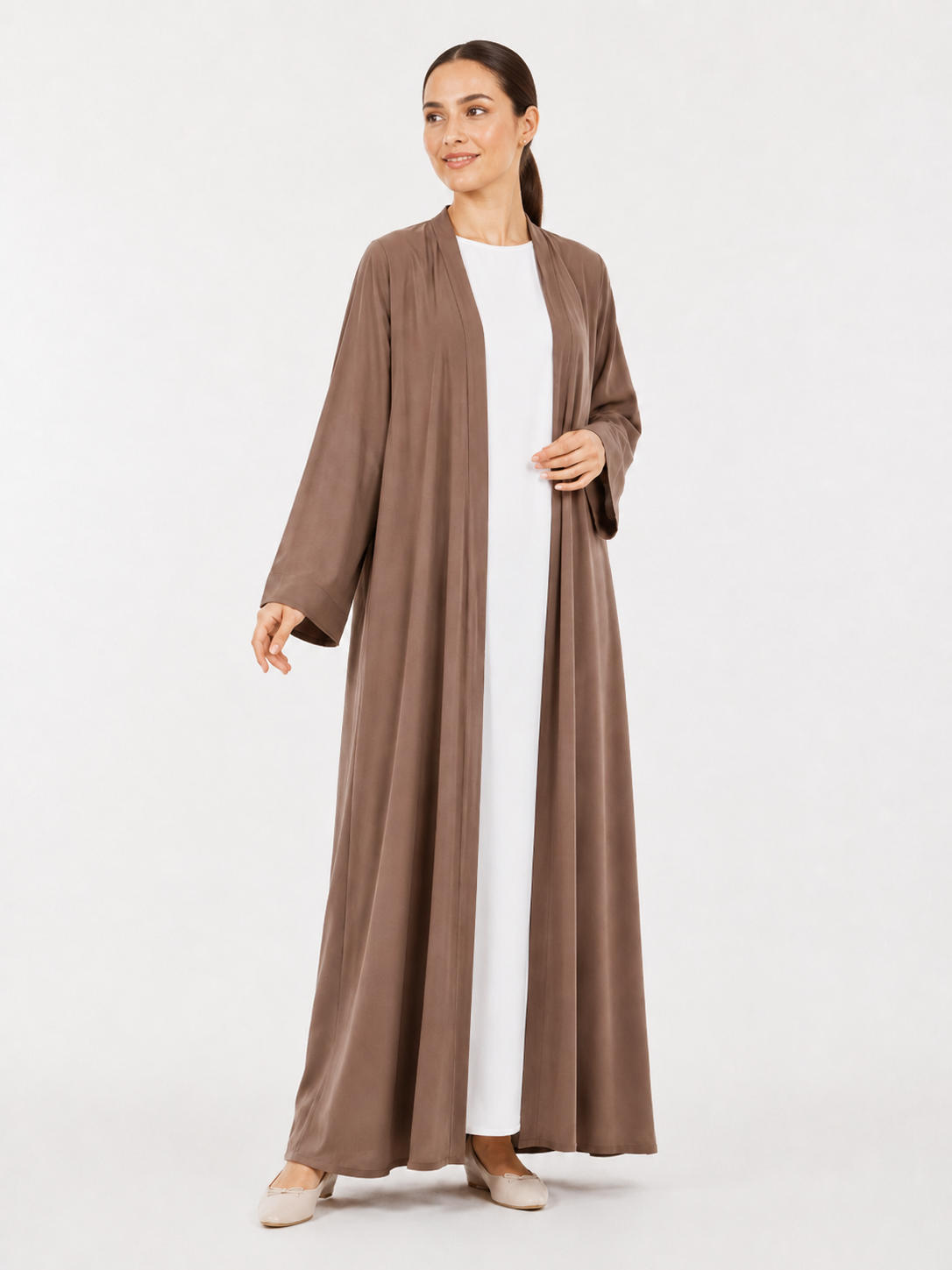 Open Front Abaya