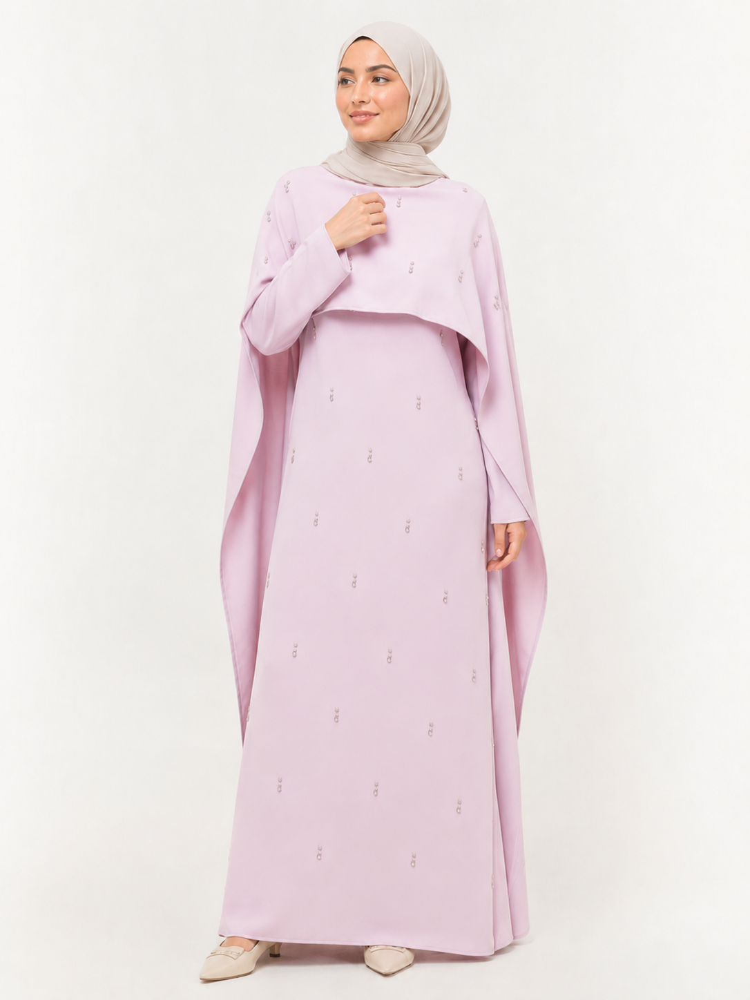 Celeste Drape Cape Abaya