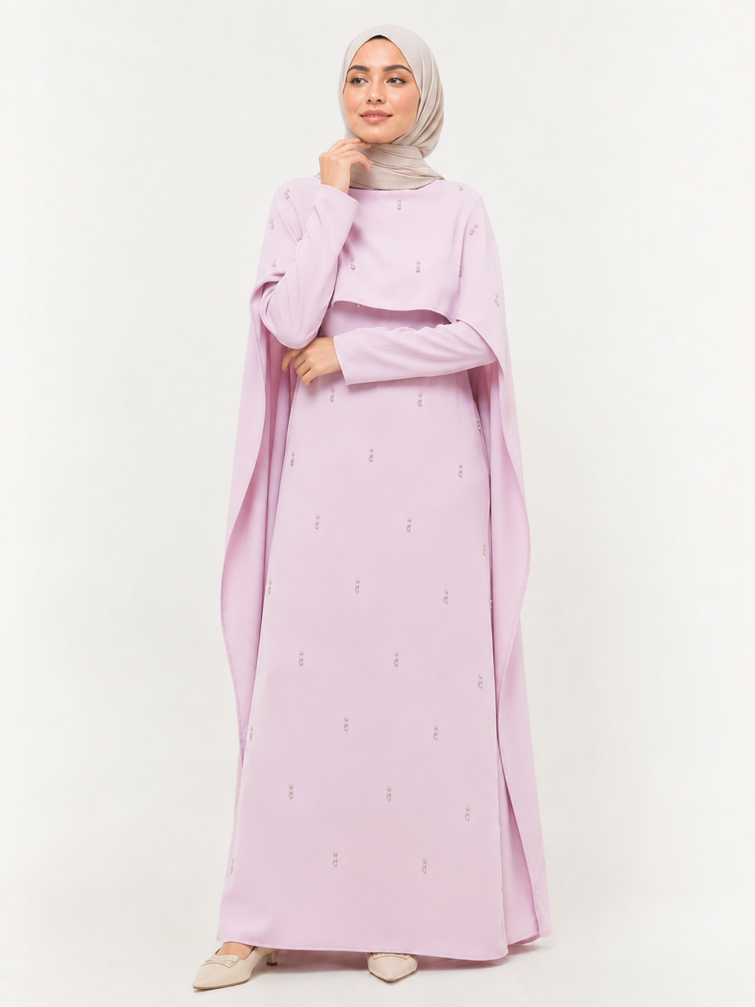 Celeste Drape Cape Abaya