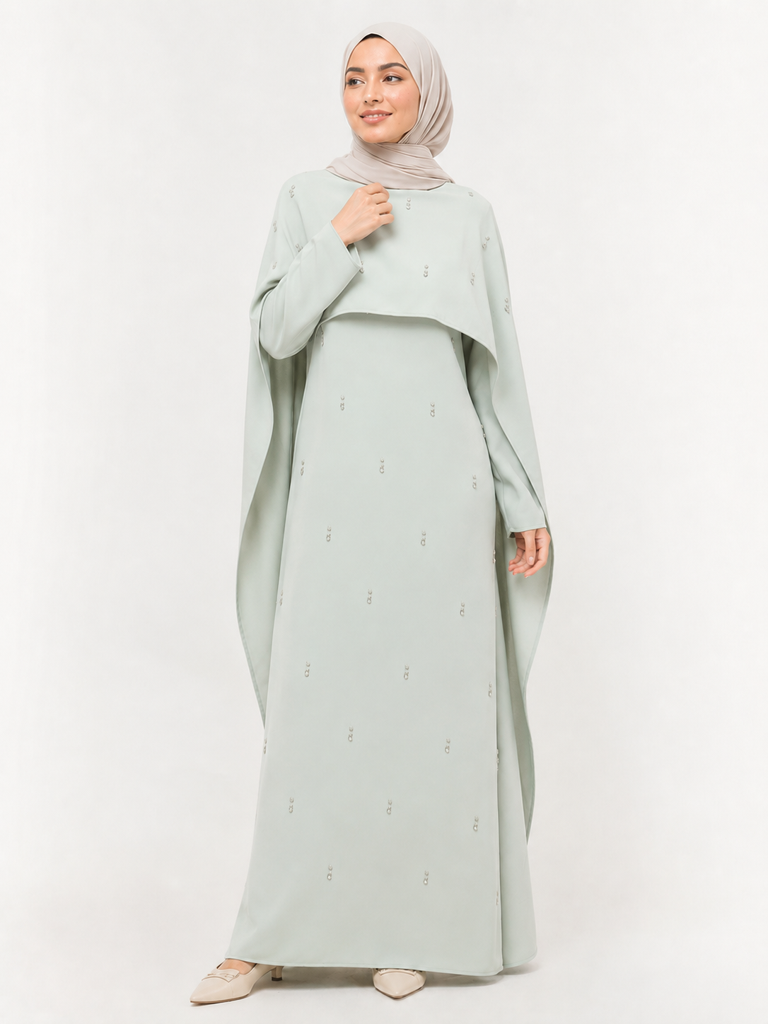 Celeste Drape Cape Abaya