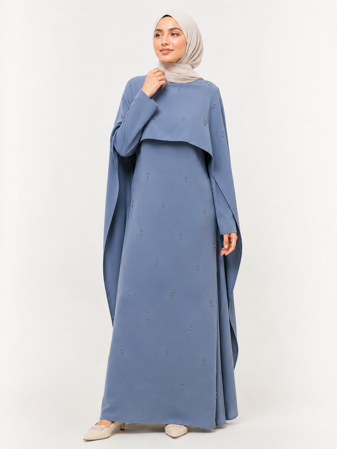 Celeste Drape Cape Abaya