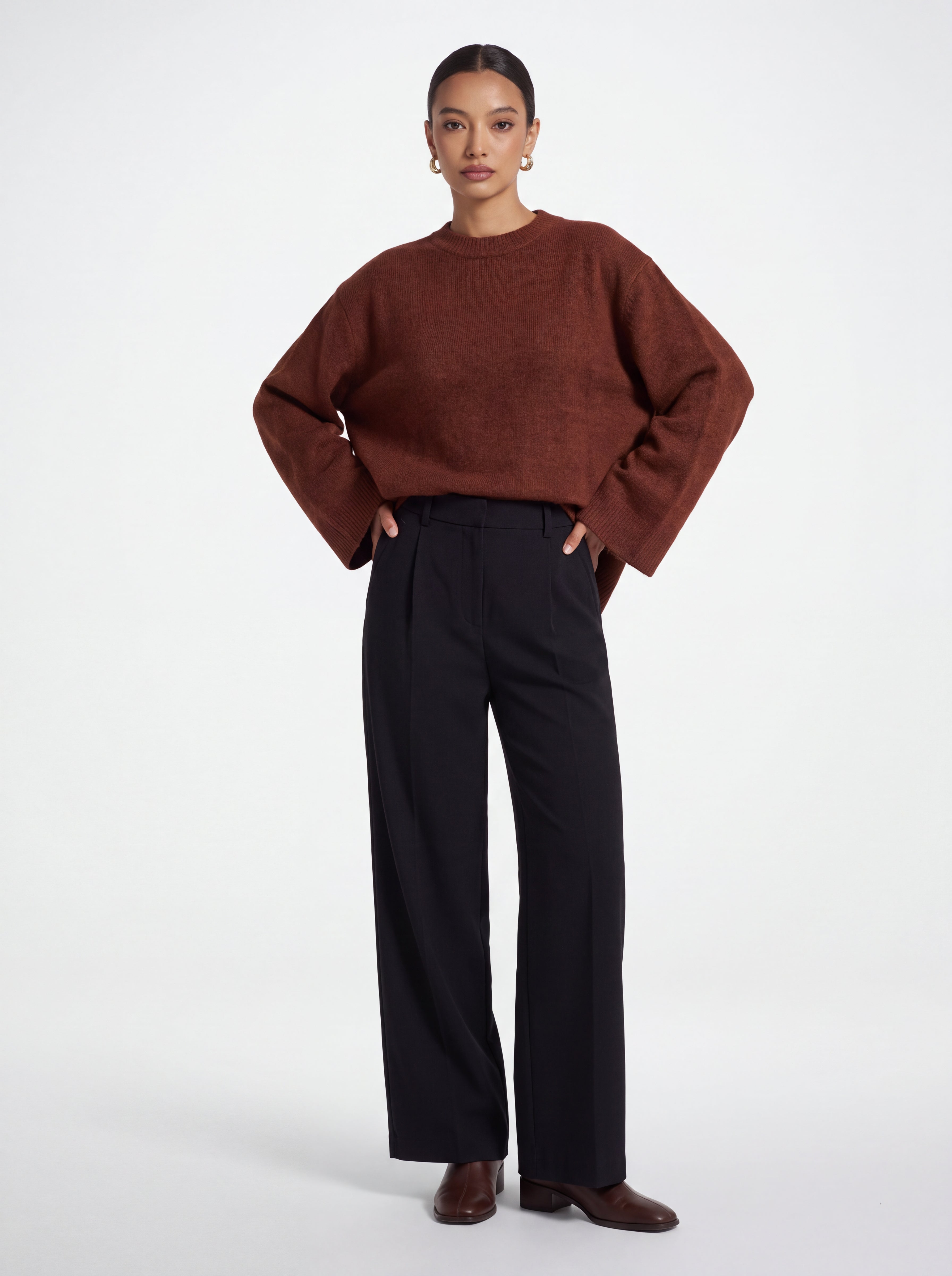 Knitted oversized sweater