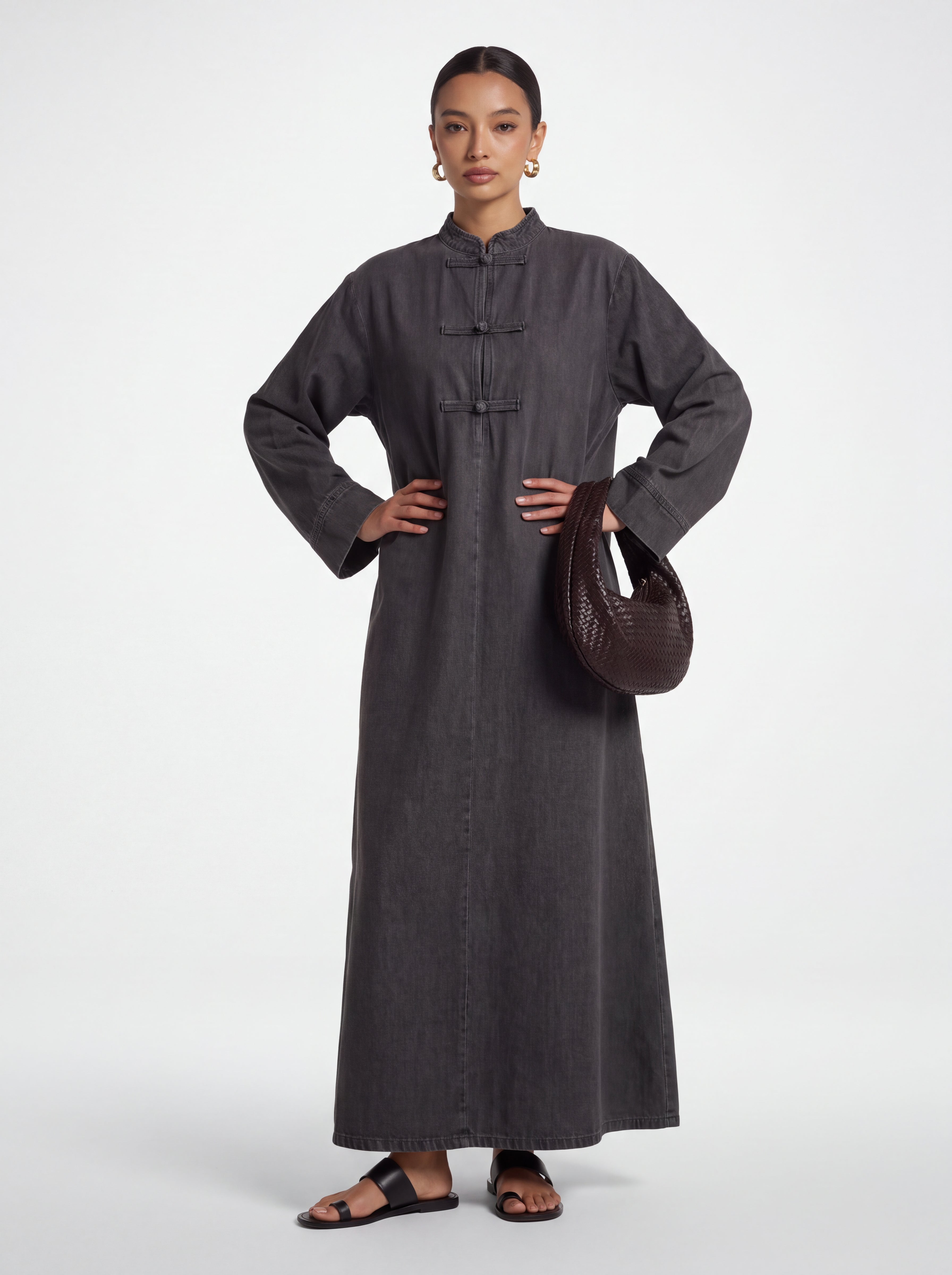 Denim Millow Abaya