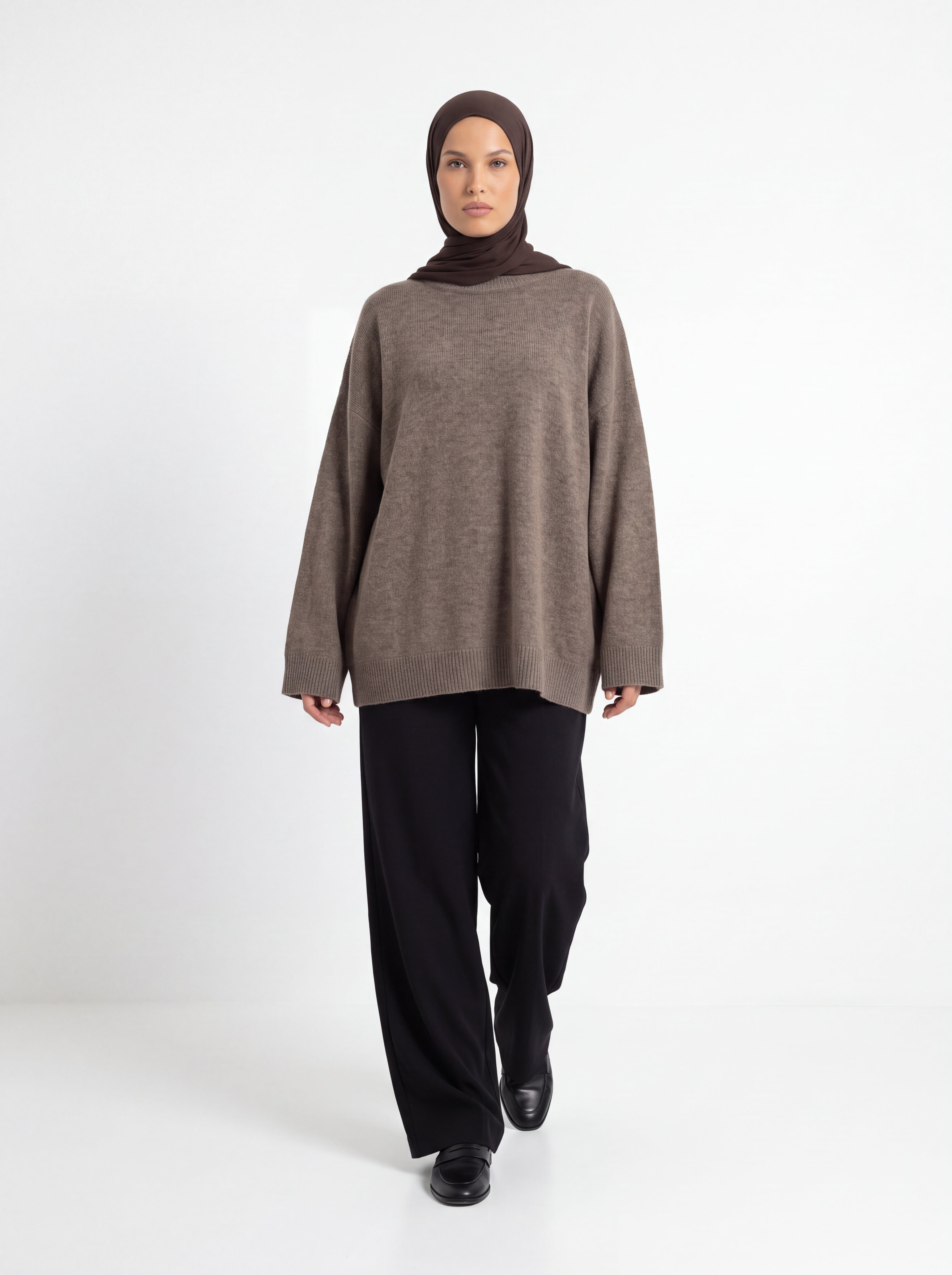 Knitted oversized sweater