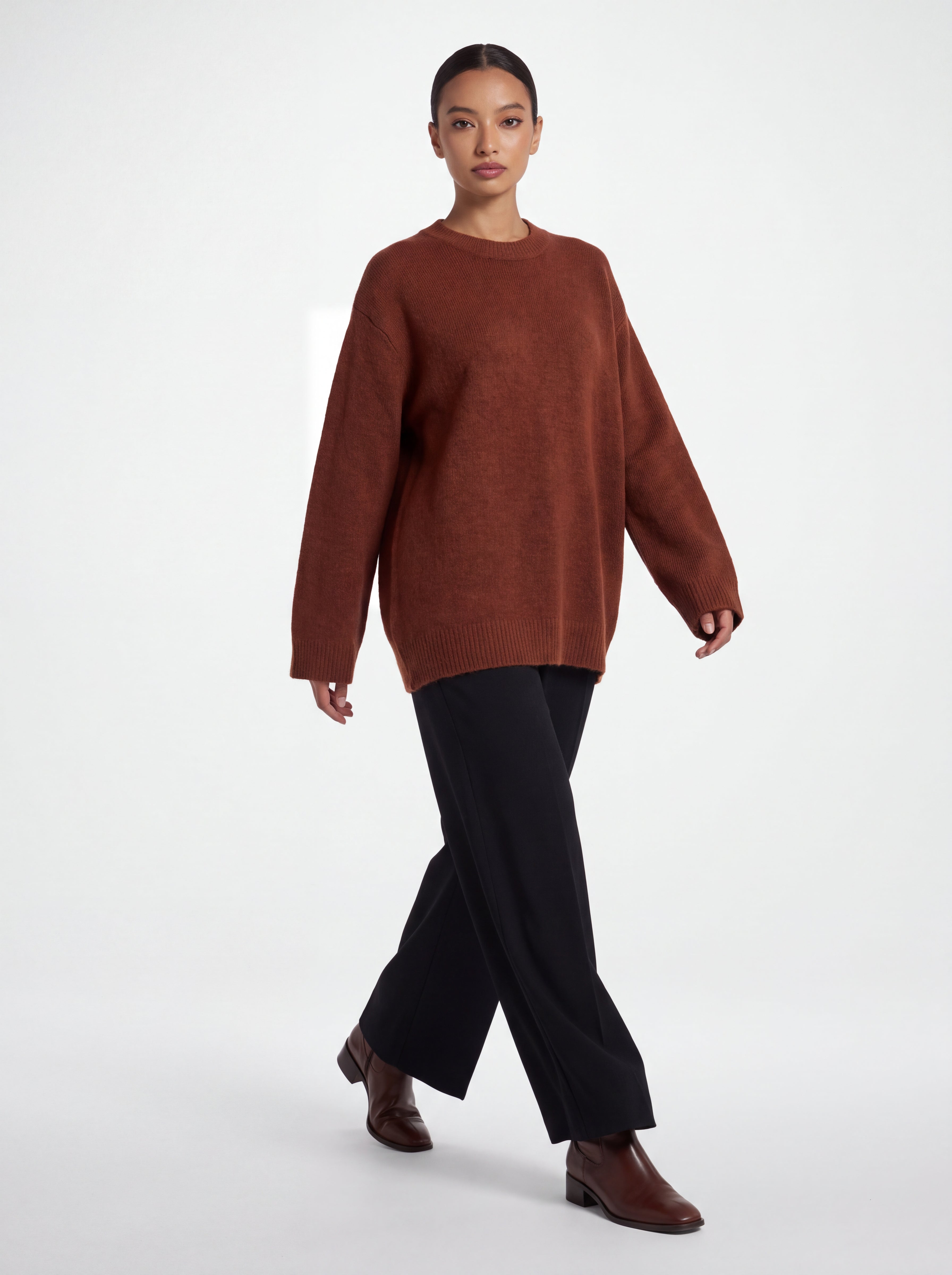Knitted oversized sweater