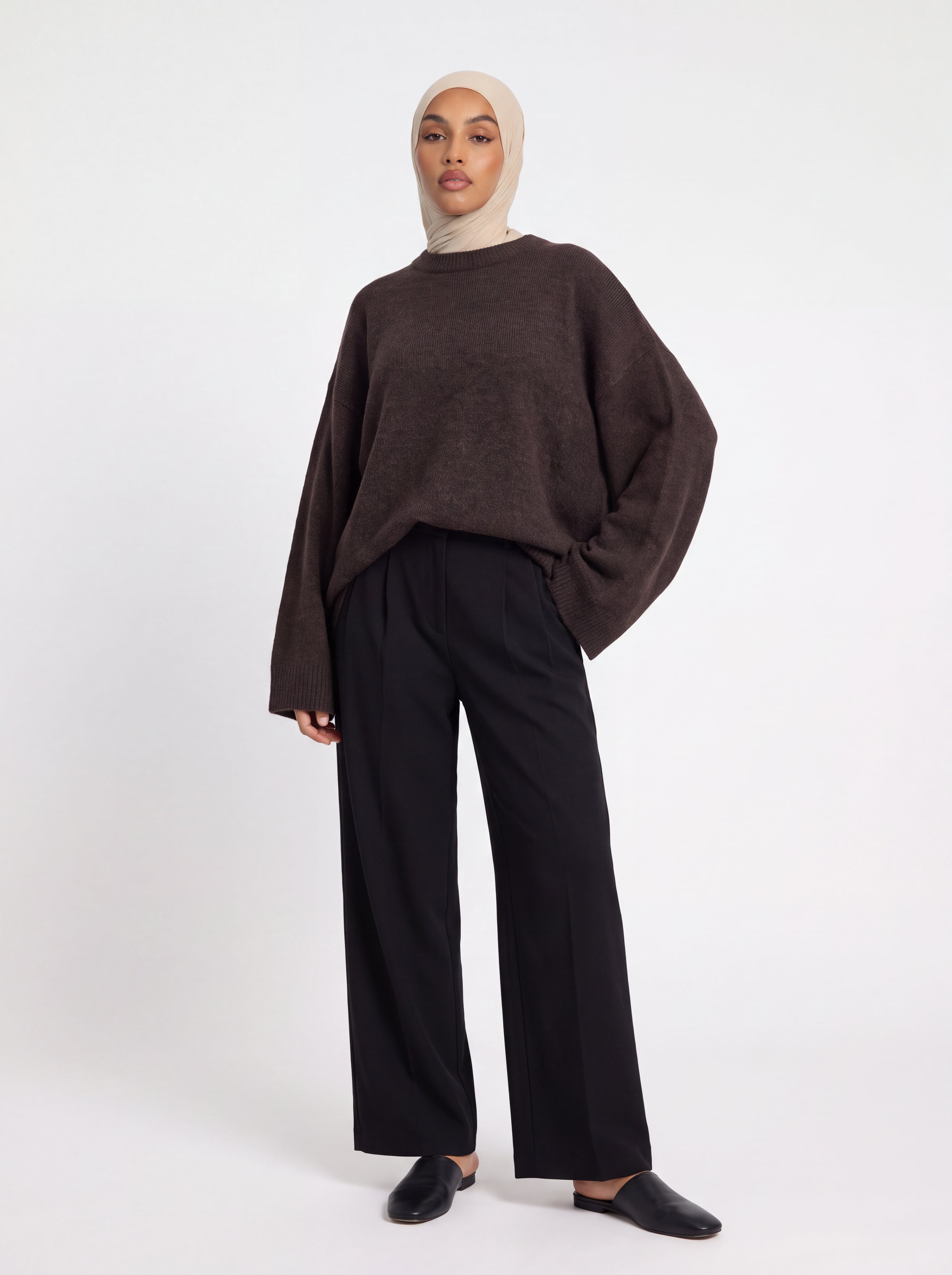Knitted oversized sweater