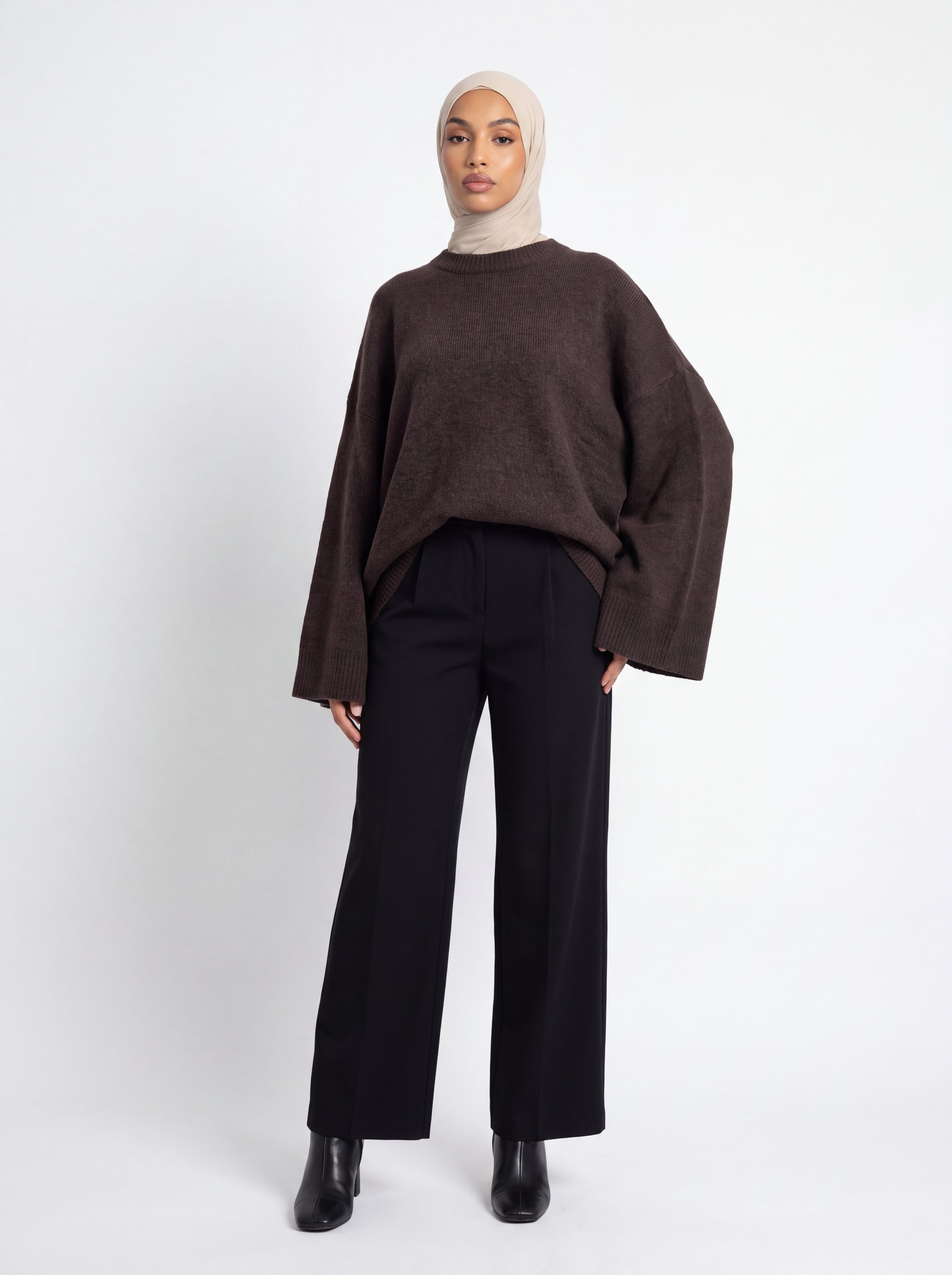 Knitted oversized sweater