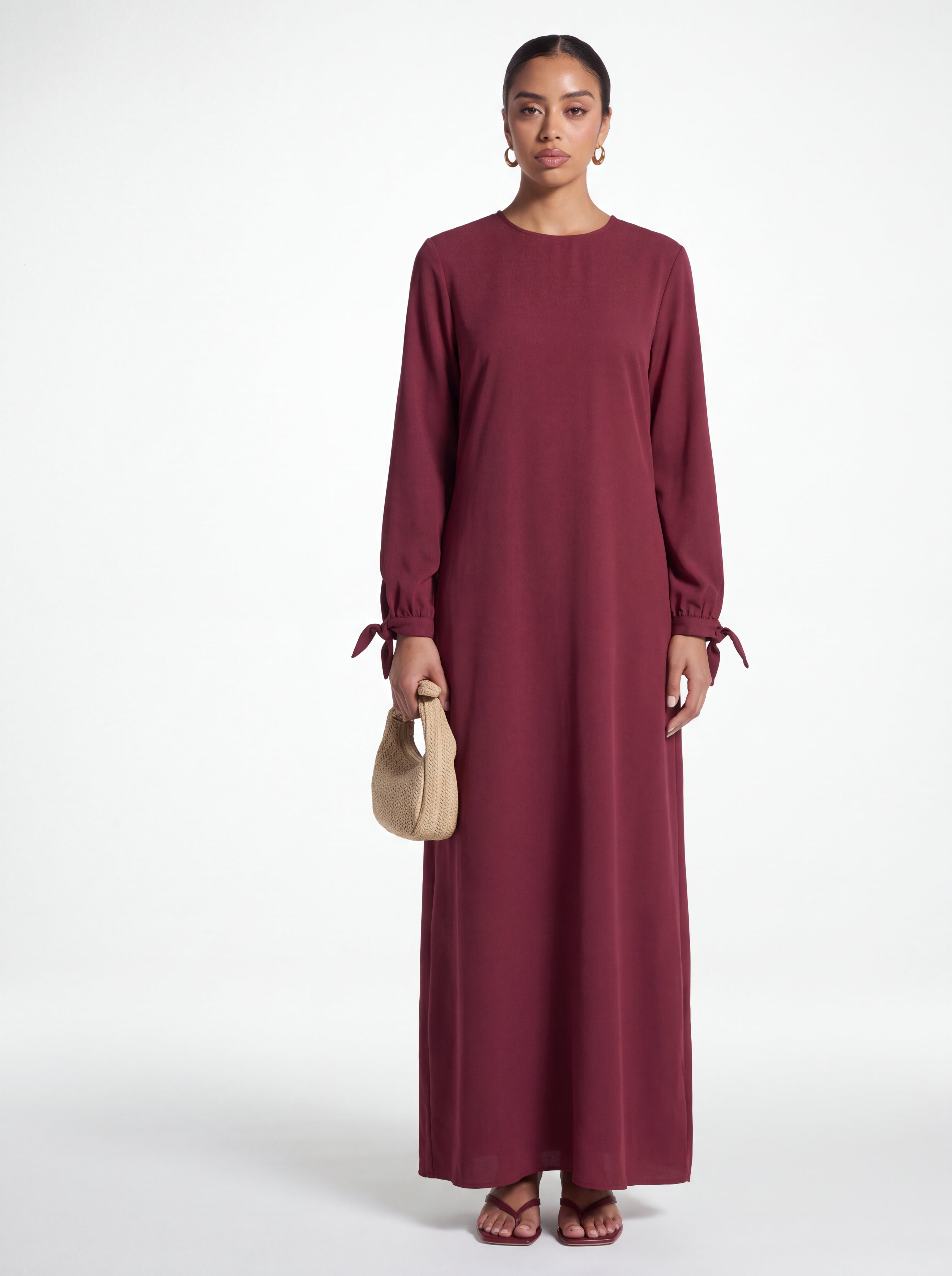 knotted abaya