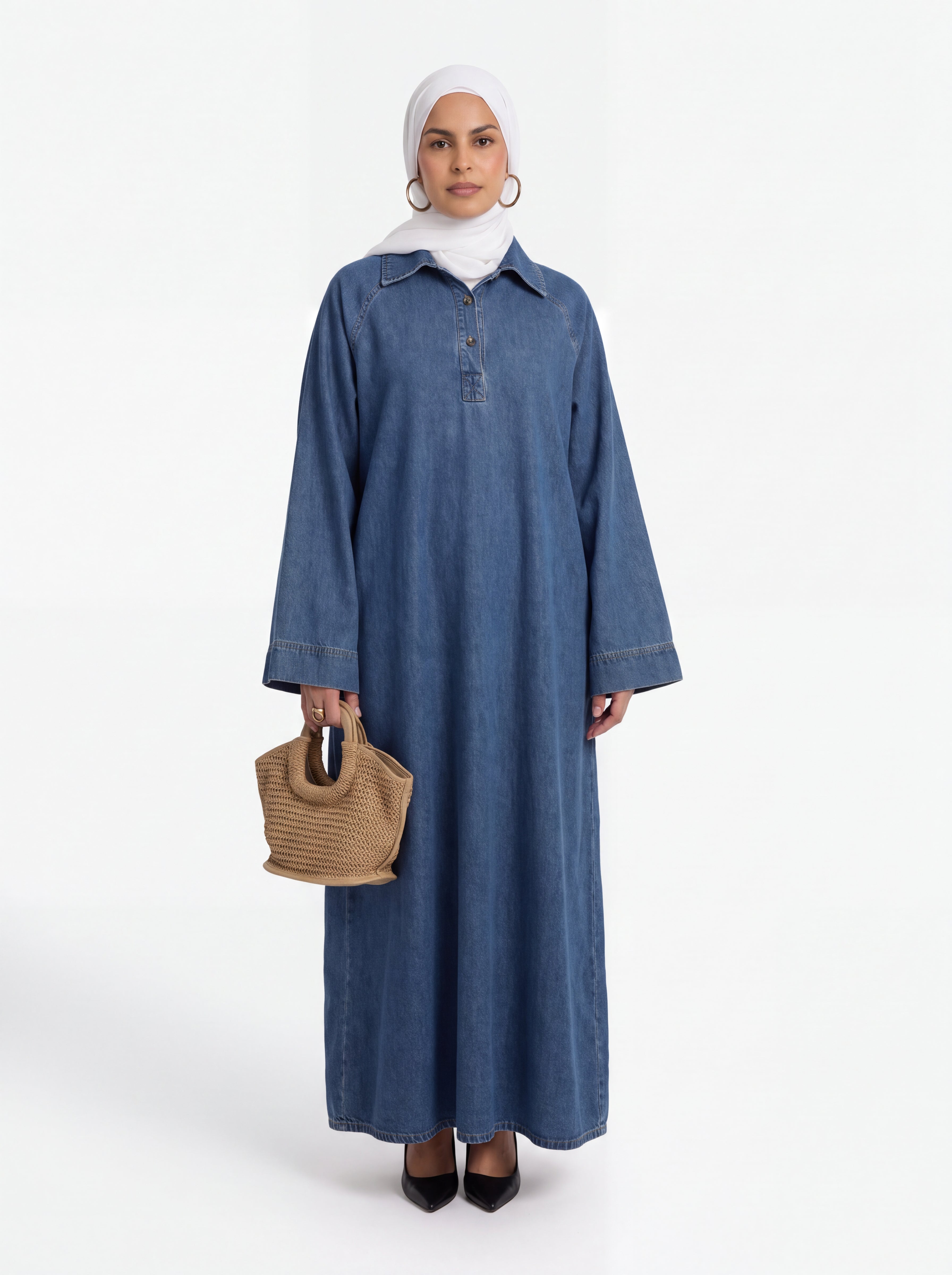 Denim abaya