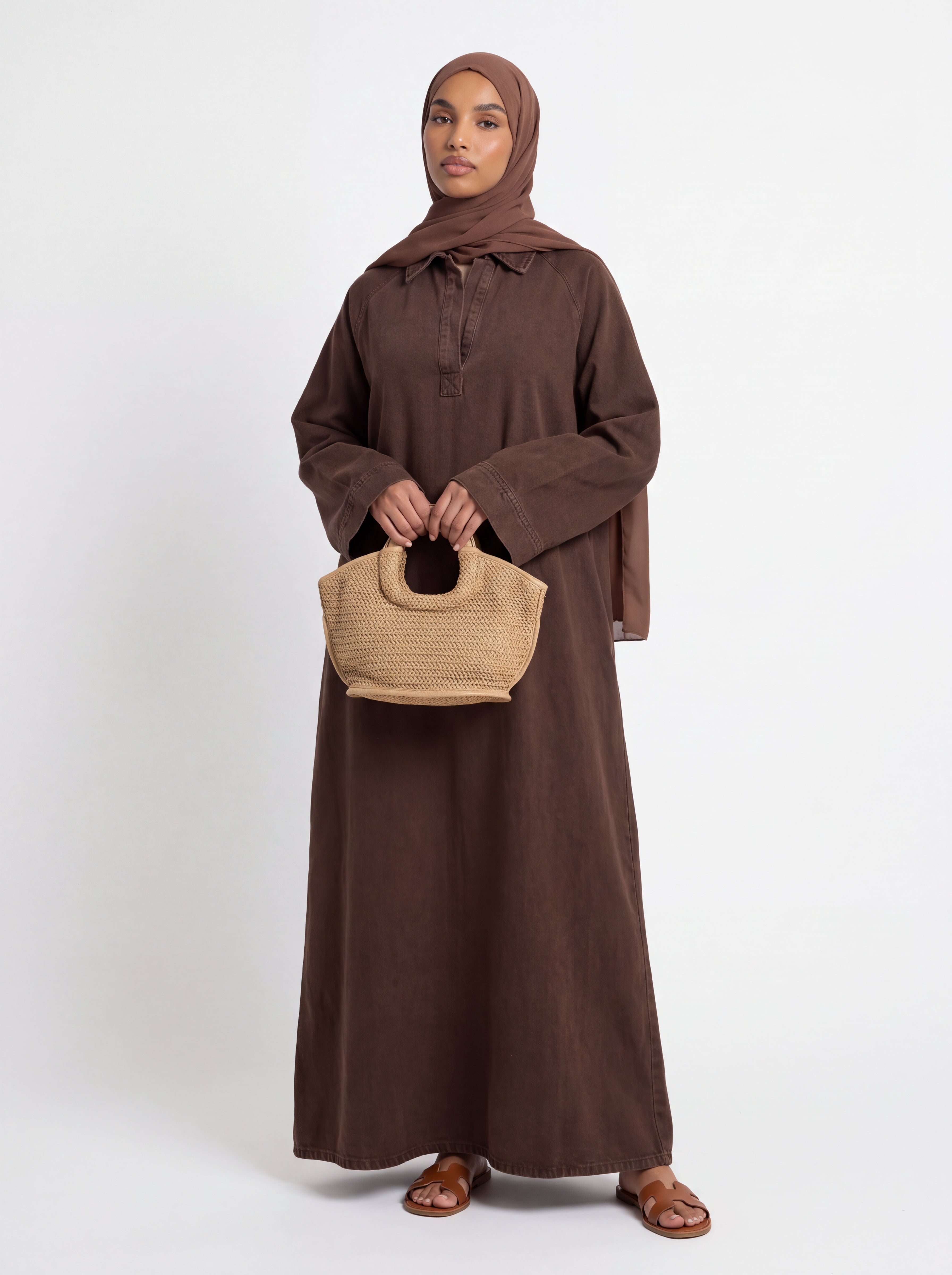 Denim abaya