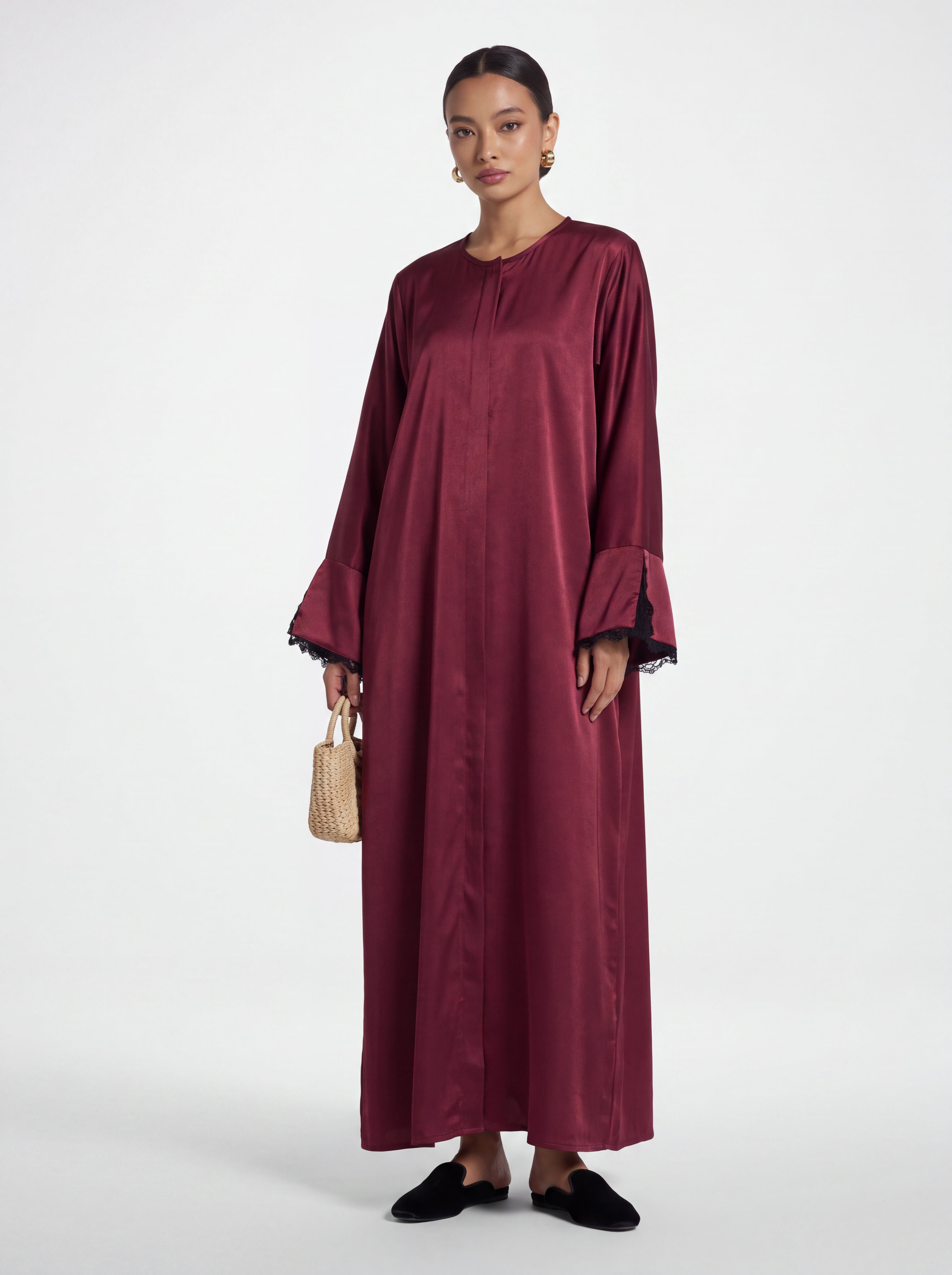 silk abaya