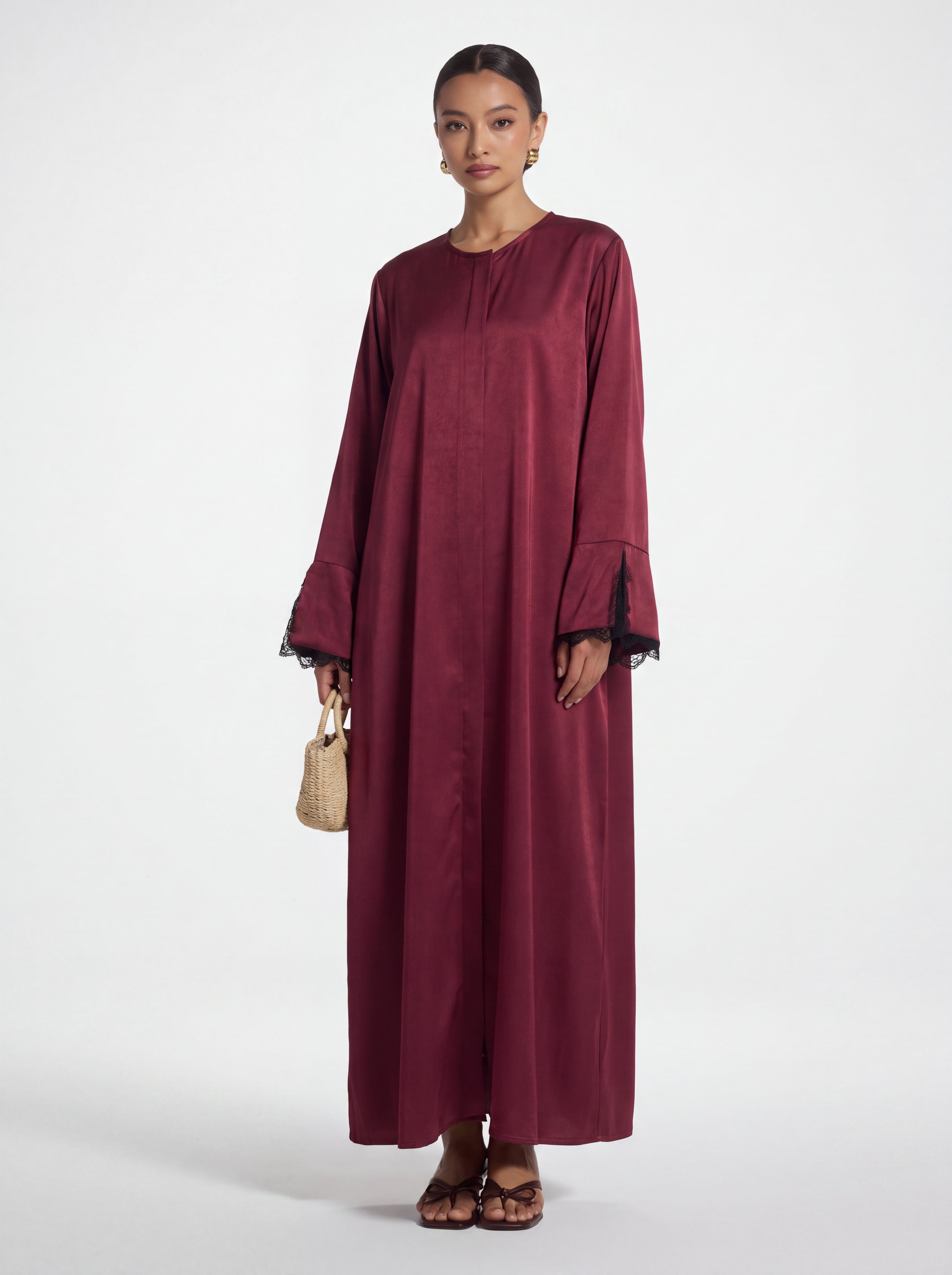 silk abaya