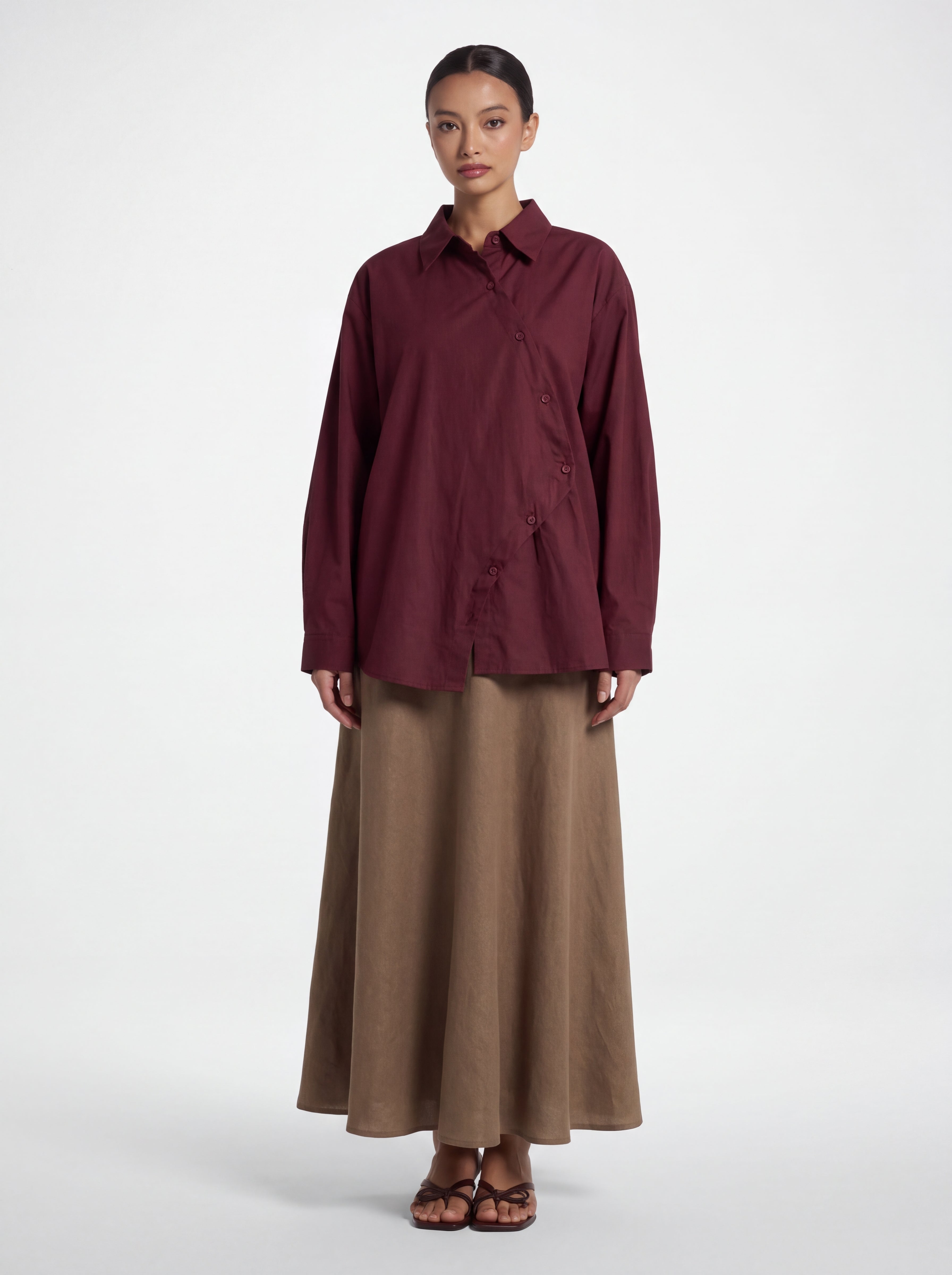 Asymmetrical Élina Shirt