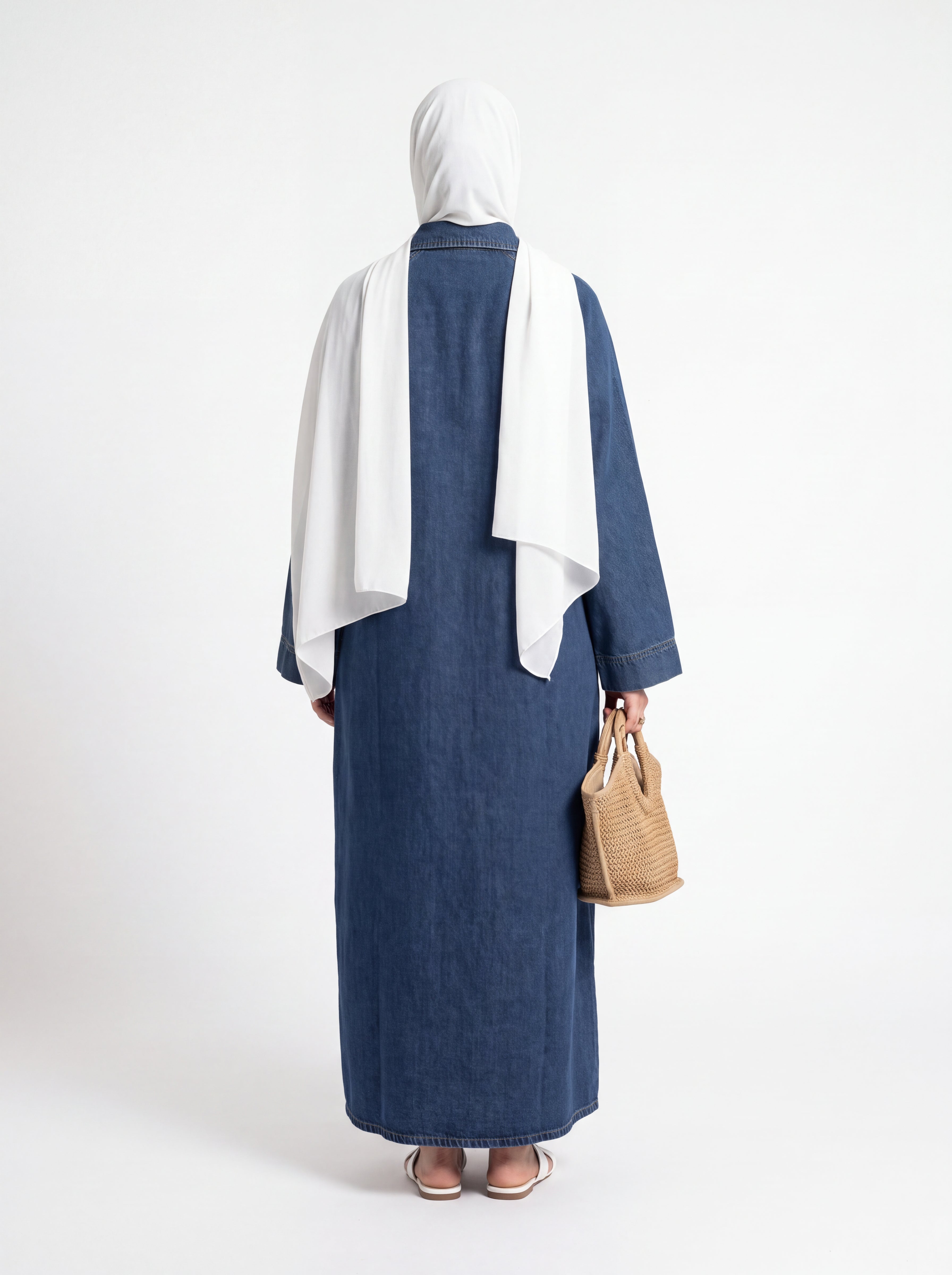 Denim abaya