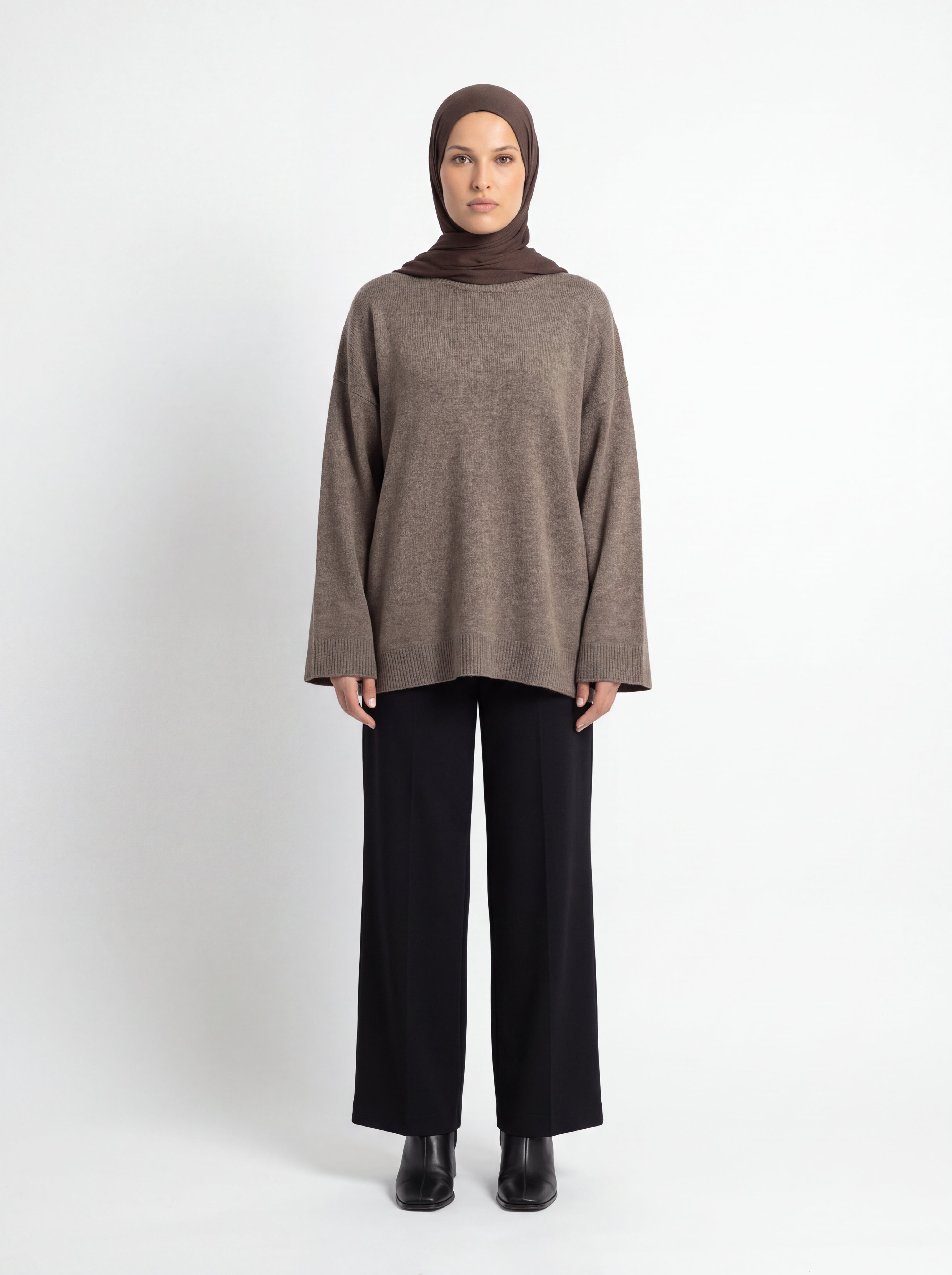 Knitted oversized sweater