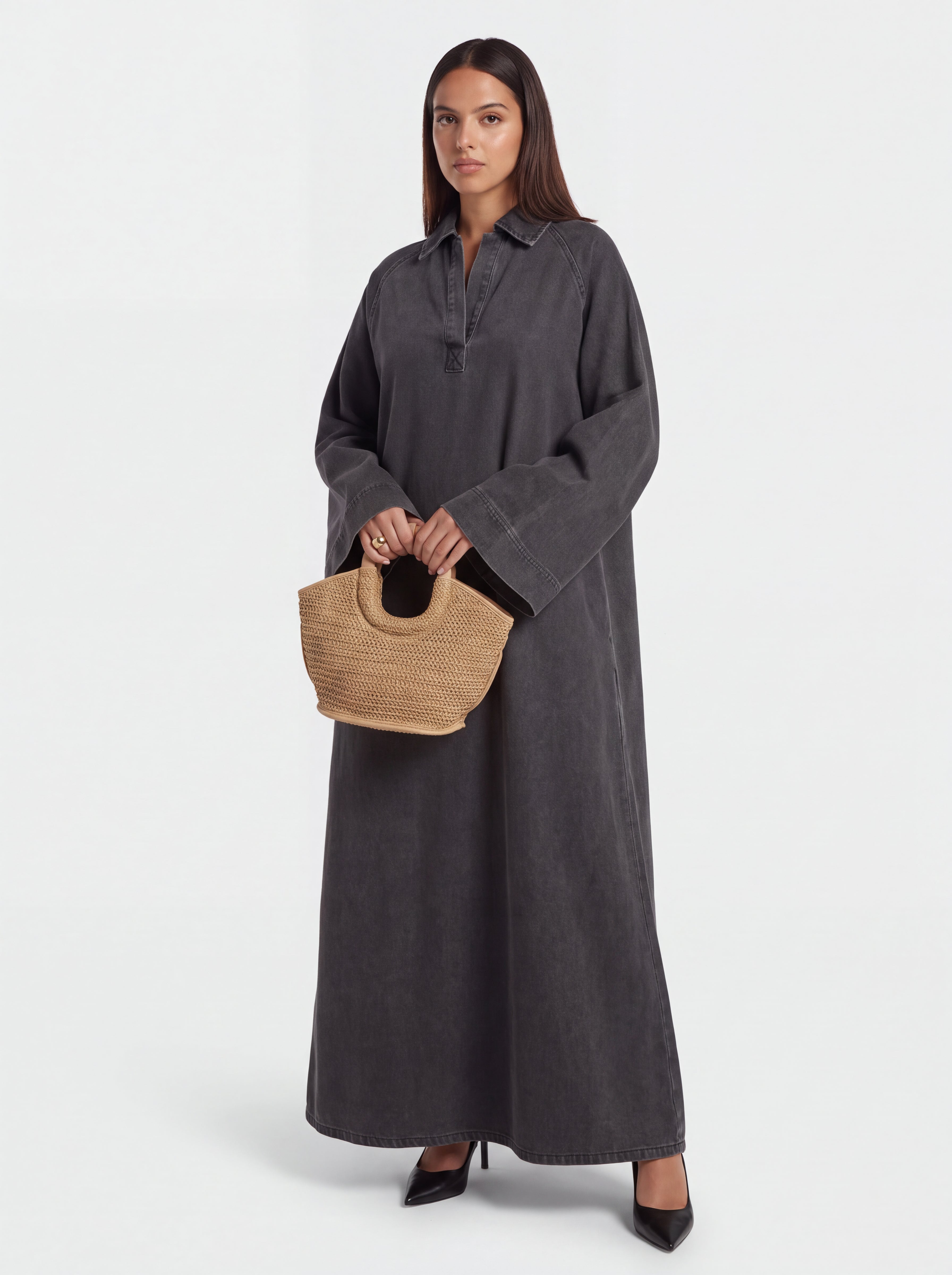 Denim abaya