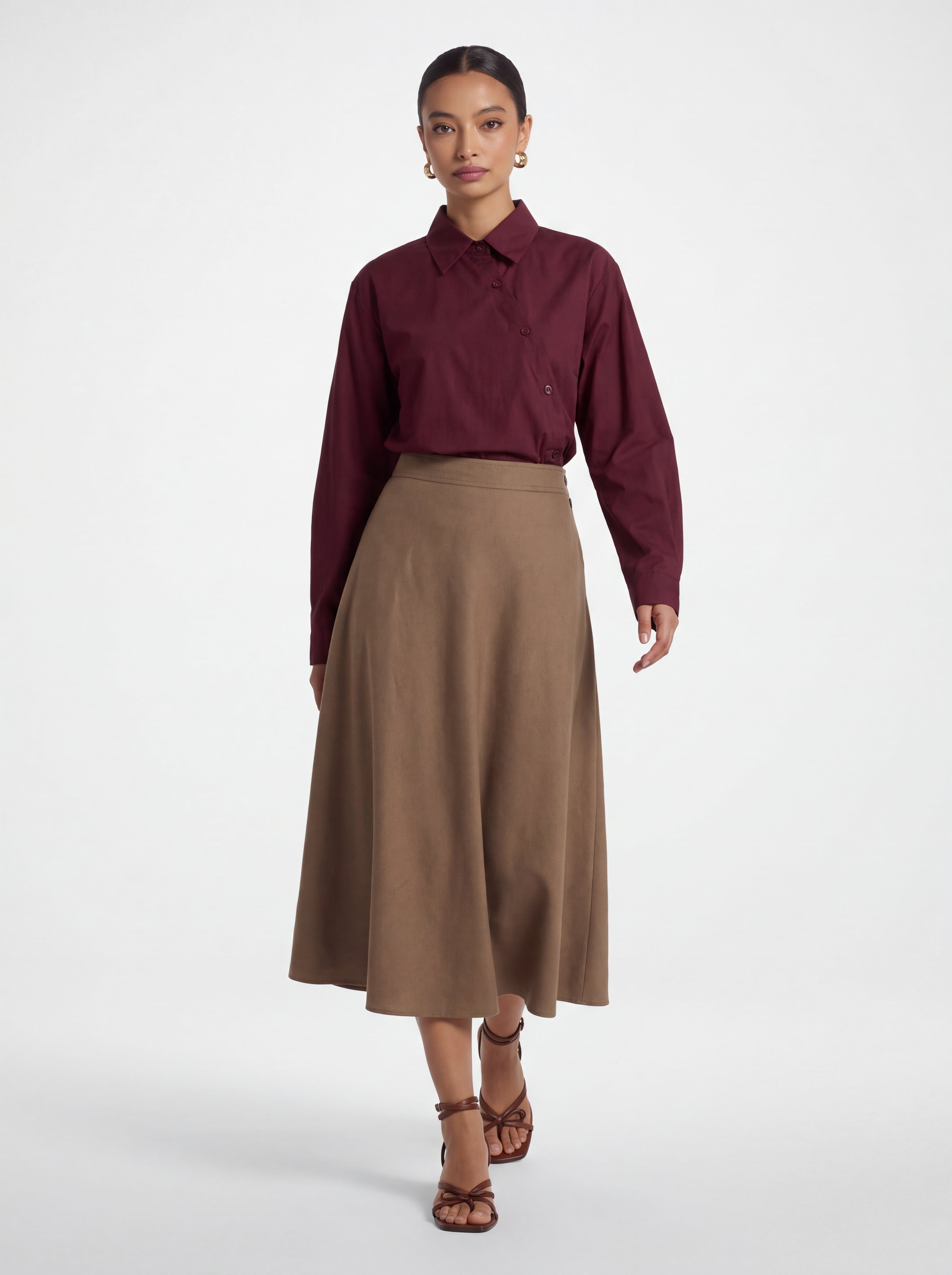 Asymmetrical Élina Shirt